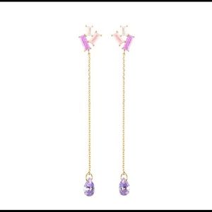 18k Gold vermeil dangle earrings